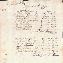 1678 Portsmouth town account - Joshua Moody